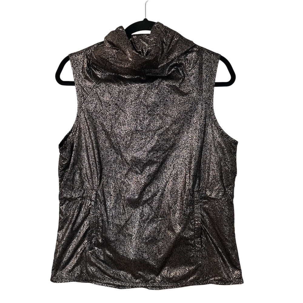 Fabletics Liora Vest Lined with Adjustable Drawcords & Zip Pockets Sz S NWT